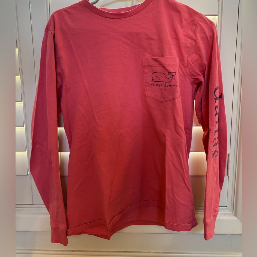 Vineyard Vines Logo Long Sleeve Tee